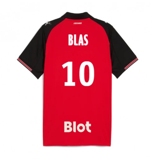 Stade Rennais Ludovic Blas #10 Domácí Dres 2025-26 Krátký Rukáv Stade Rennais Ludovic Blas #10 Domácí Dres 2025-26 Krátký Rukáv